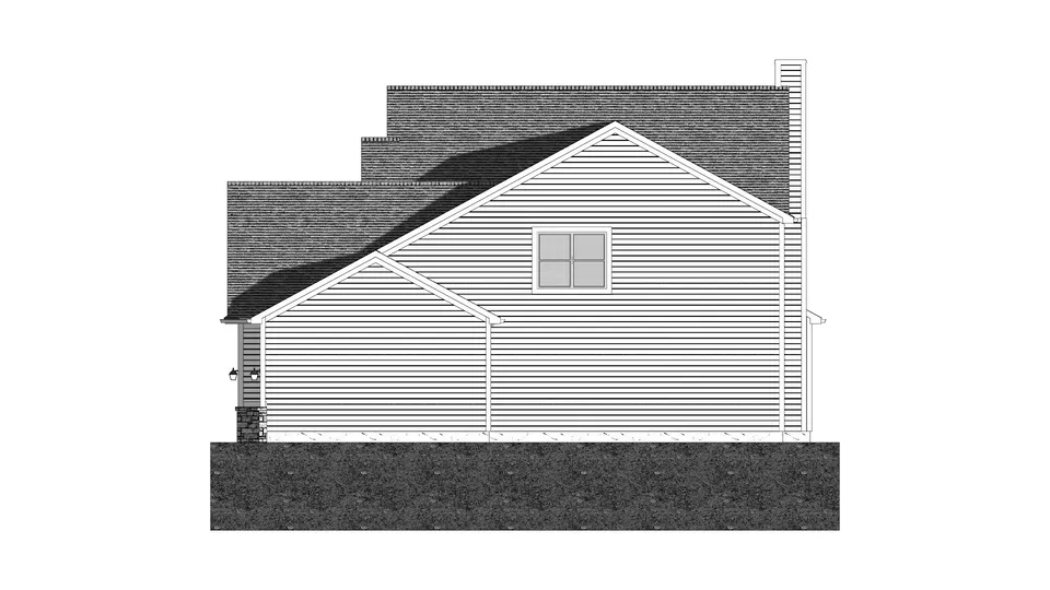 The Nestin house plan, exterior view 2